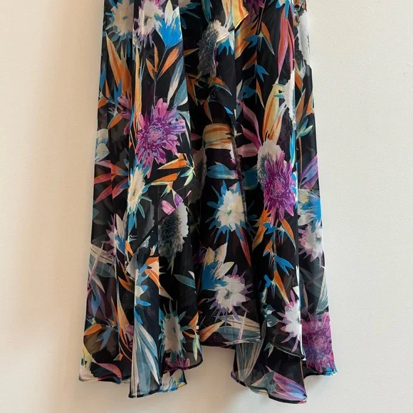 Floral Ruffle Maxi Dress - Picture 2 of 7